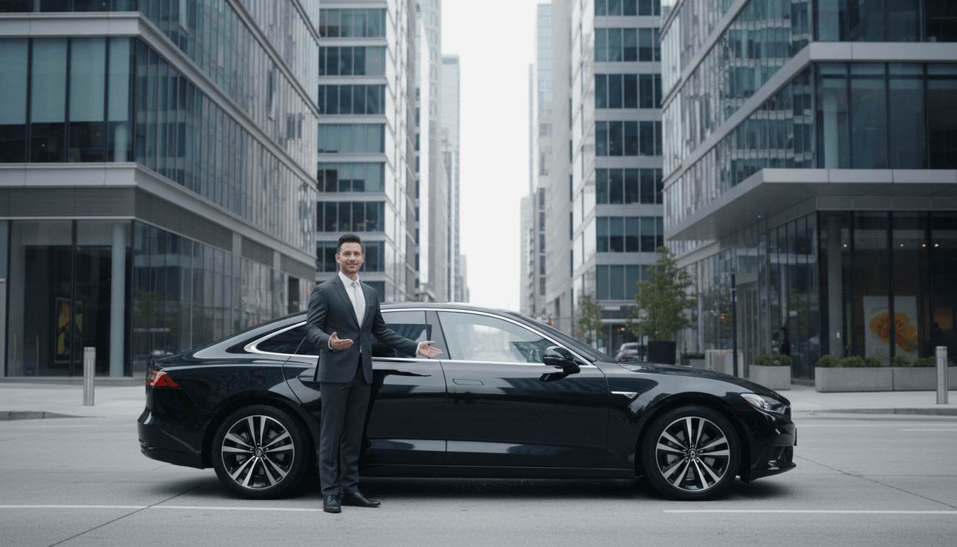 2020 Skoda Superb with professional driver in Warsaw